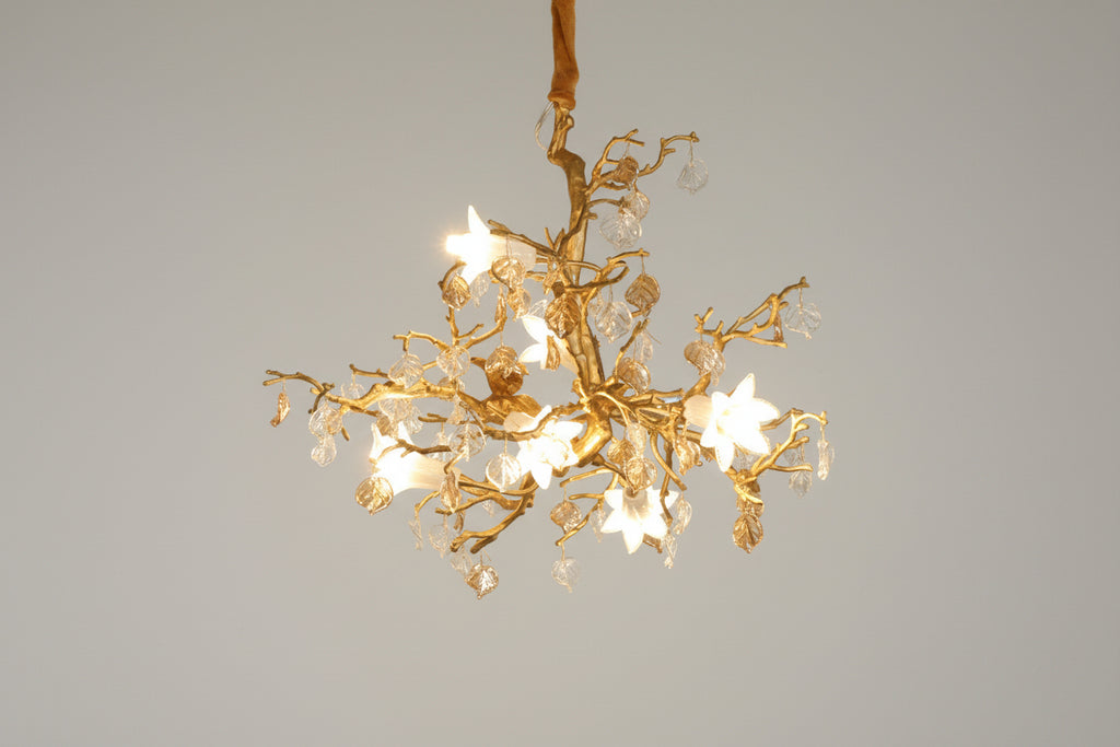 Copper_crystal_chandelier