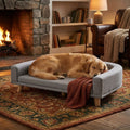 Elevated Dog Sofa with Washable Cushion