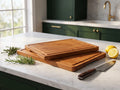 Carbonized Bamboo Cutting Boards, Set of 3