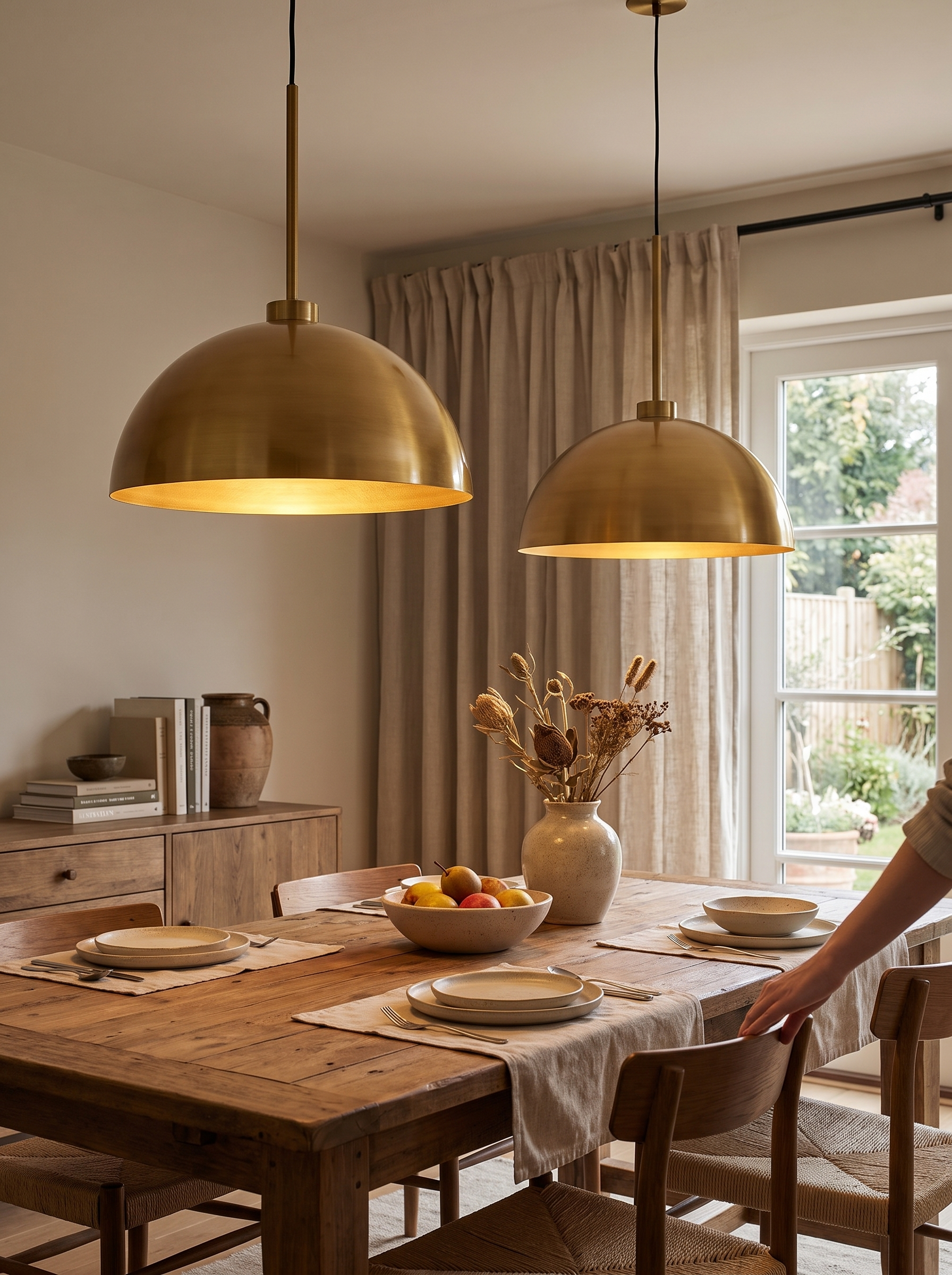 Copper Double Pendant Light lifestyle 3