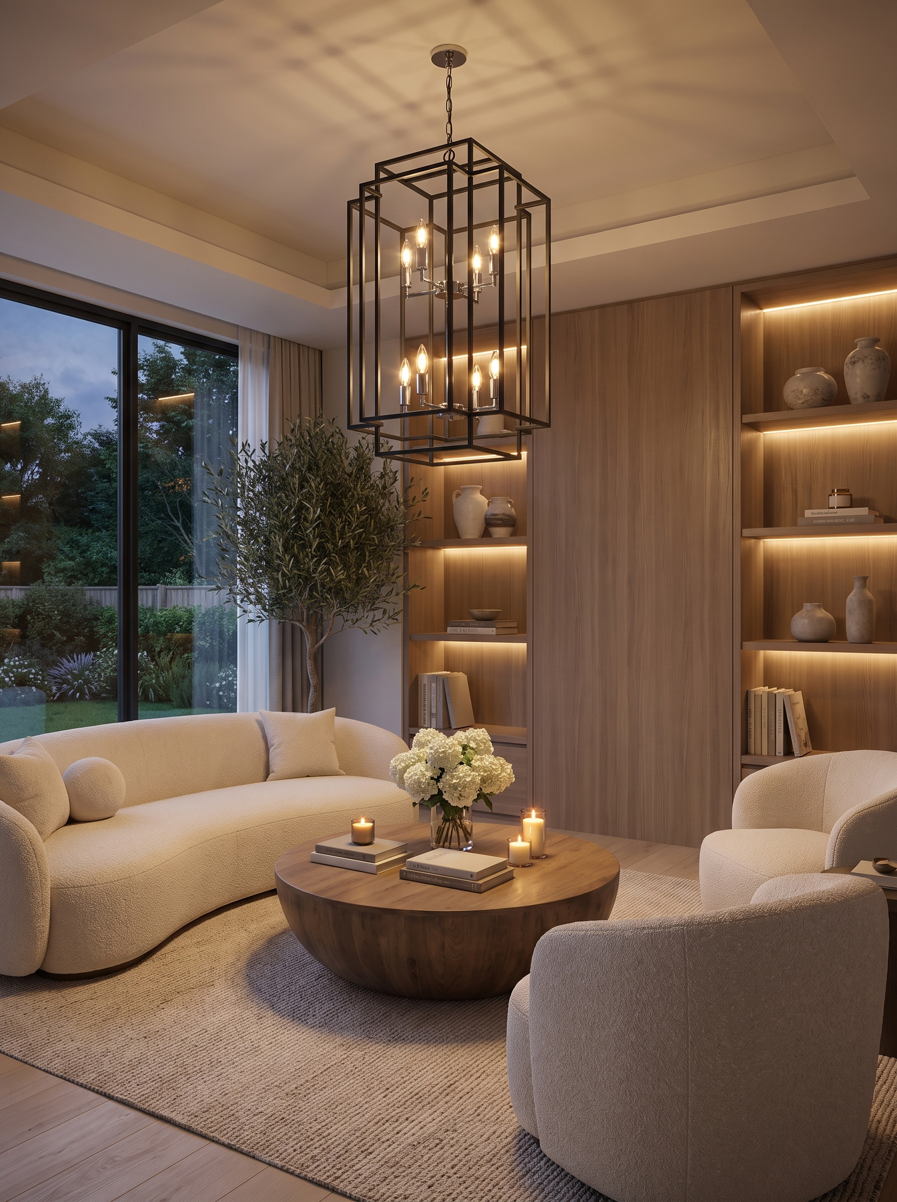 Eight-Lantern Tiered Chandelier lifestyle 1