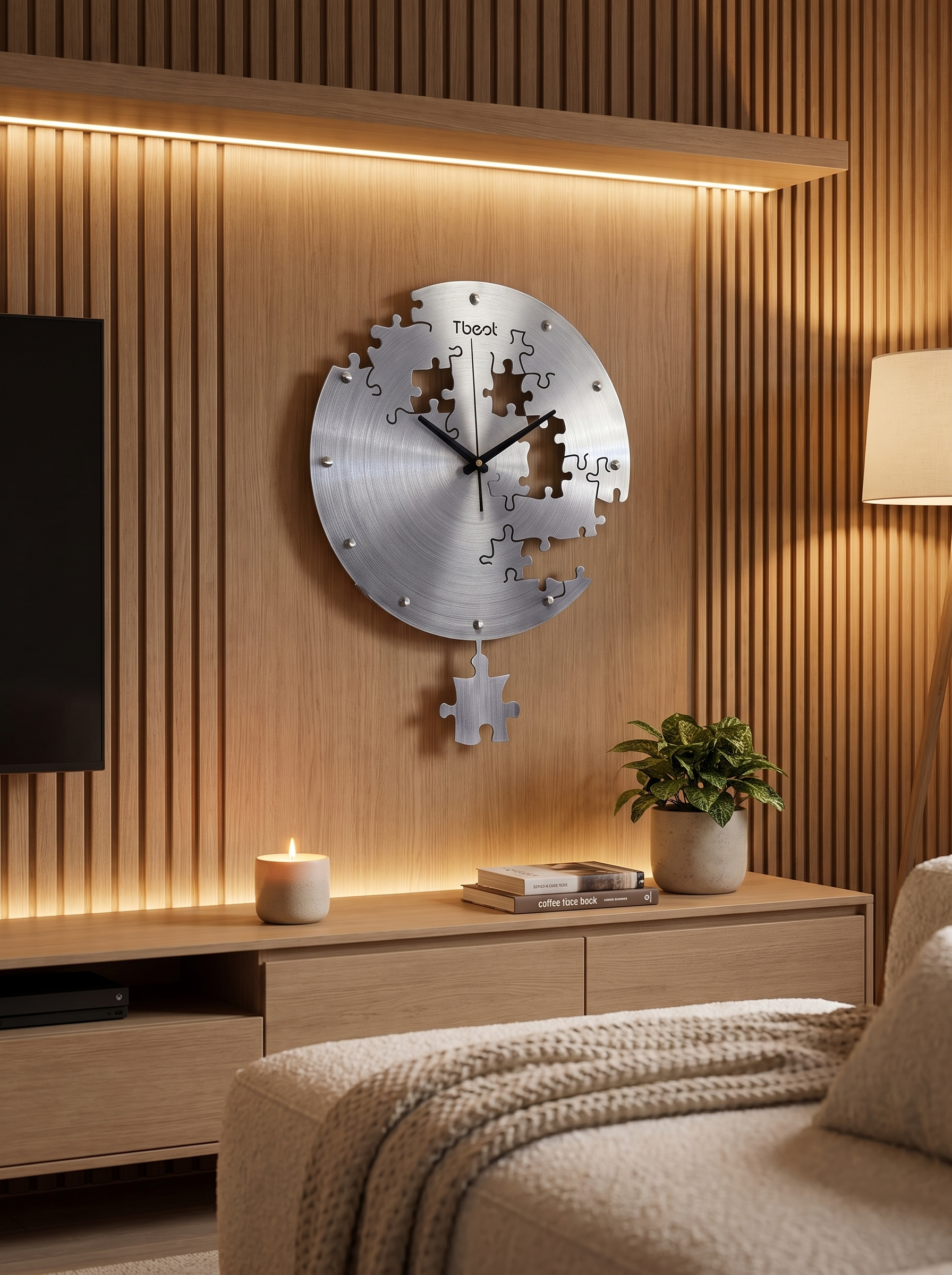 16 Inch Circular Wall Clock lifestyle 2