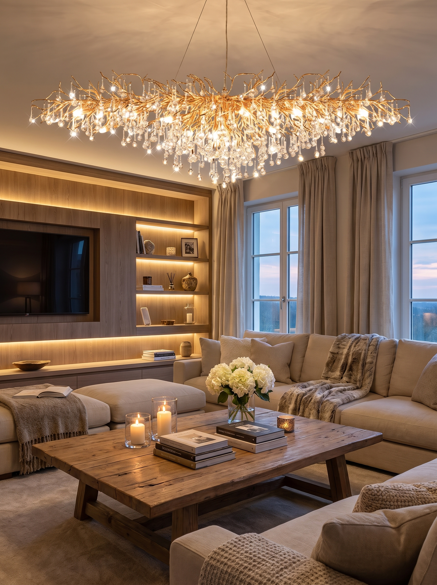French Luxury Living Room Lamp lifestyle 1