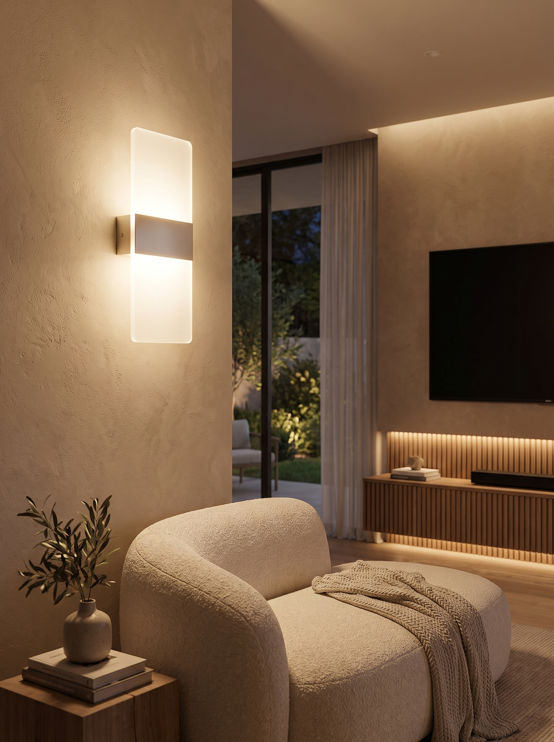 Simple Bedside LED Wall Lamp lifestyle 2
