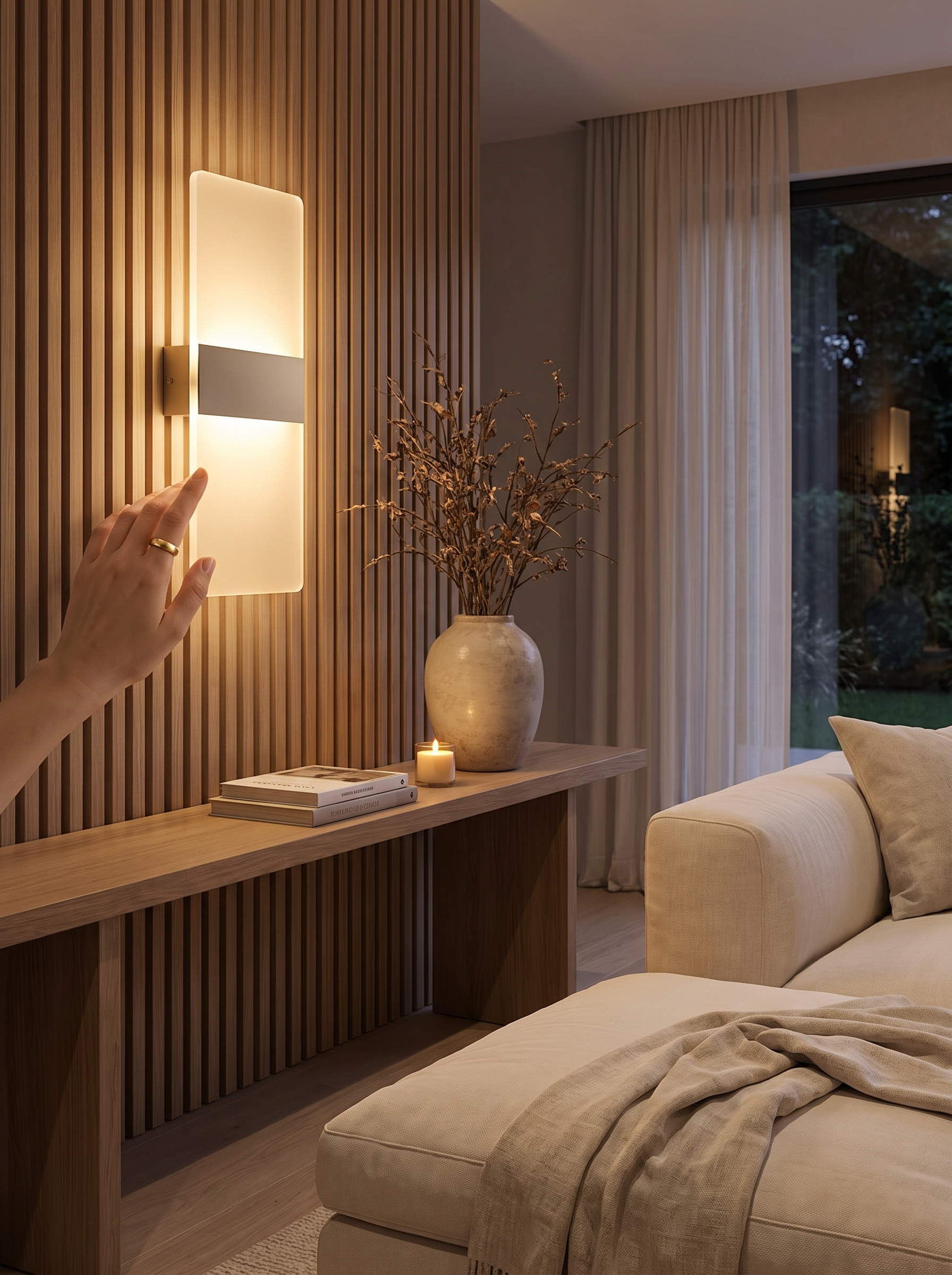 Simple Bedside LED Wall Lamp lifestyle 3