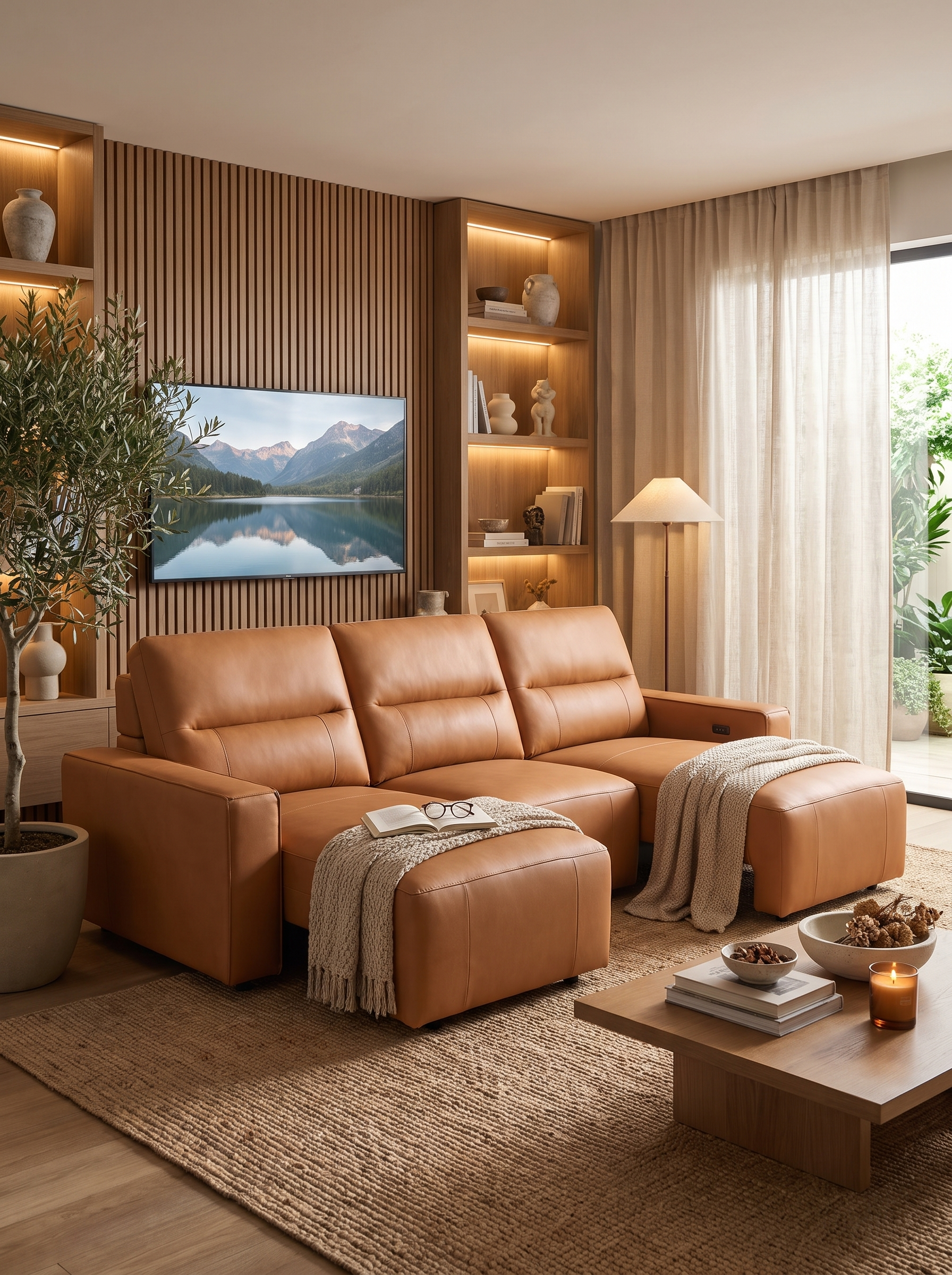 Grant Triple PWR Convertible Sofa lifestyle 3